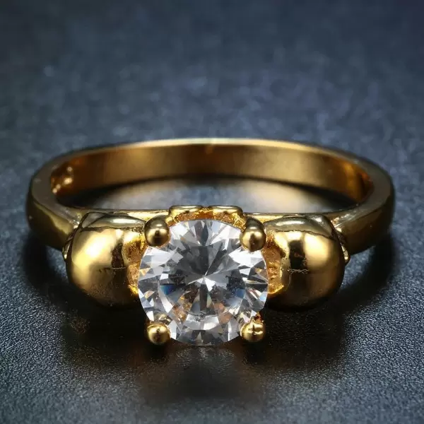 Handmade 1.5CT Skull Ring