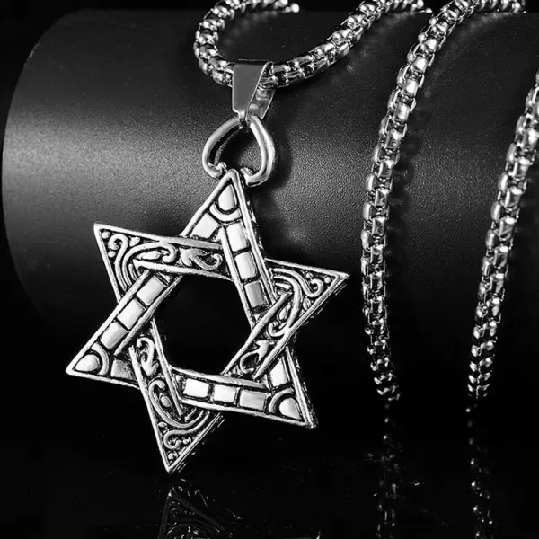 Men's Hexagon Magic Titanium Steel Necklace
