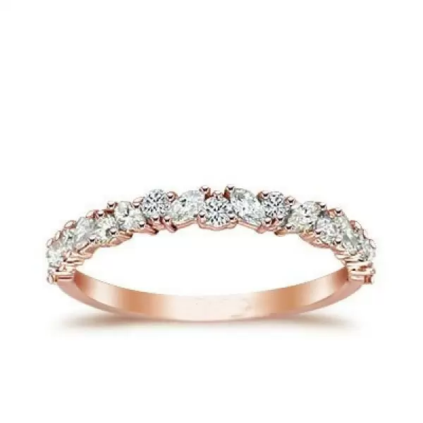 Handmade Unique Diamond Wedding Band