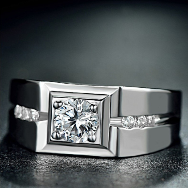 Handmade 925 Sterling Silver Men's Ring Band