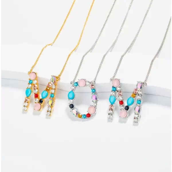 Fashion Simple  26 English alphabet Necklaces