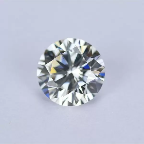 SayaBling White Round Cut Lab-Created Gemstone All Size