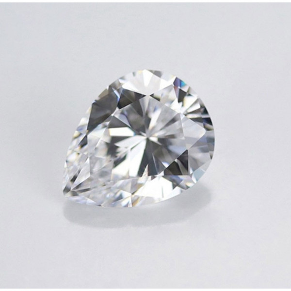 SayaBling Pear Cut 5A Lab-Created White Color Gemstone