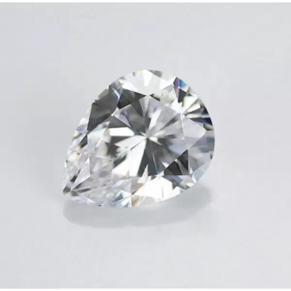 SayaBling Pear Cut 5A Lab-Created White Color Gemstone