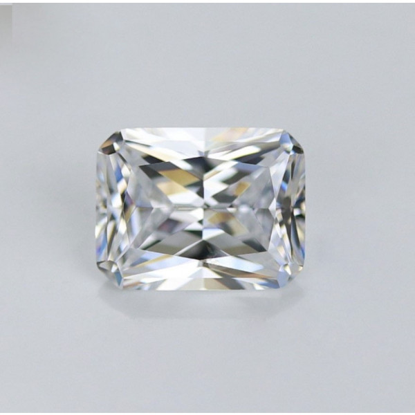 SayaBling Radiant Cut 5A Lab-Created White Color Gemstone