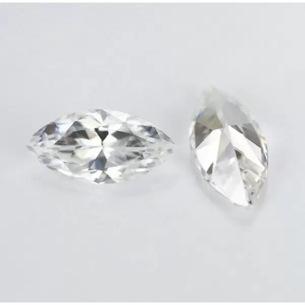 SayaBling Marquise Cut 5A Lab-Created White Color Gemstone