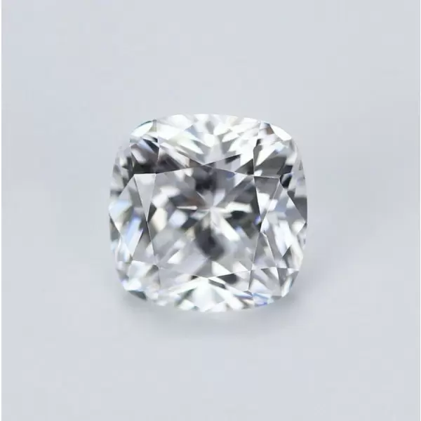 SayaBling White Color Cushion Cut 5A Lab-Created Gemstone