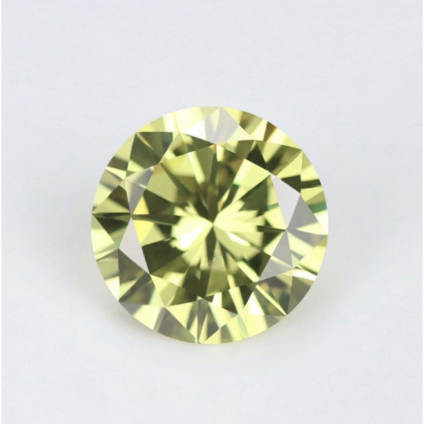SayaBling Peridot Round Cut 5A Lab-Created Gemstone