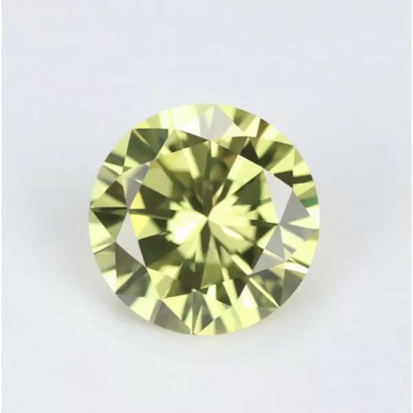 SayaBling Peridot Round Cut 5A Lab-Created Gemstone
