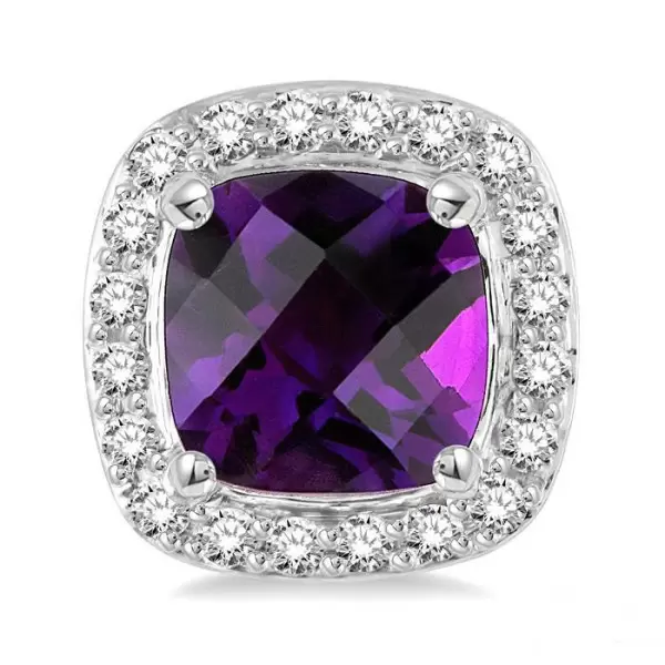 1.75ct Purple Sapphire Stud Earrings