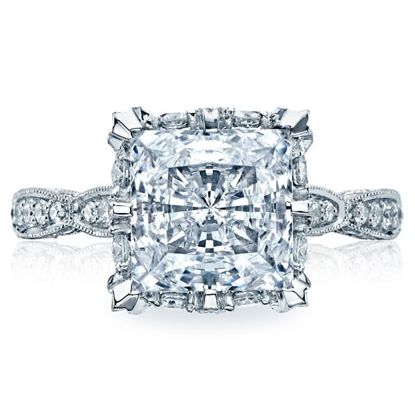 Handmade 3.0CT Princess Cut Royal Pave Engagement Ring
