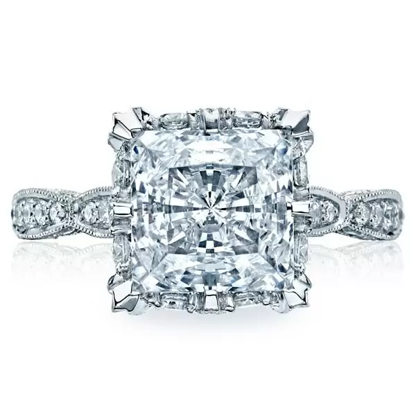 Handmade 3.0CT Princess Cut Royal Pave Engagement Ring