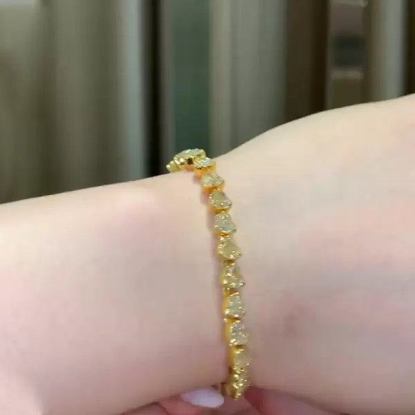 Yellow on sale sapphire bracelet