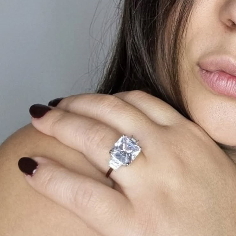 Sparkle catches my eye on this pretty ring.