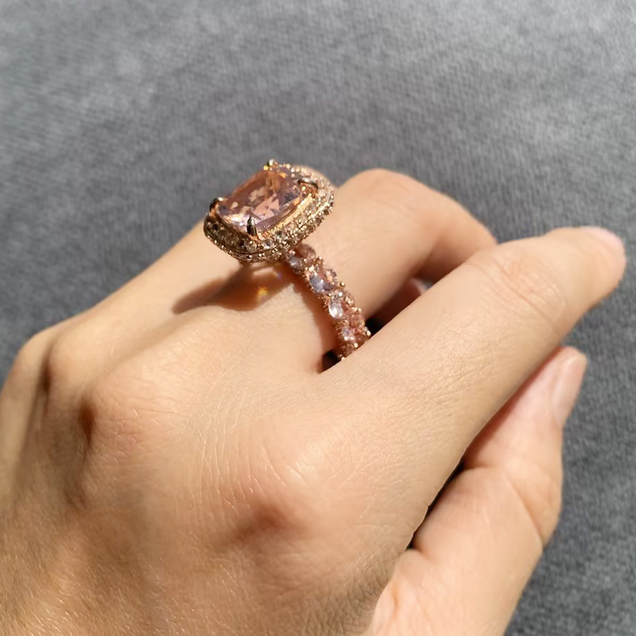 Perfect for the purpose. Looks real morganite