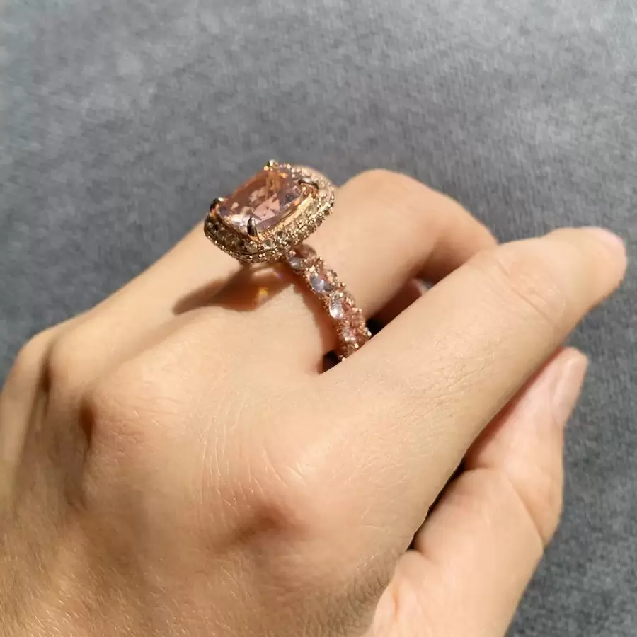 Perfect for the purpose. Looks real morganite