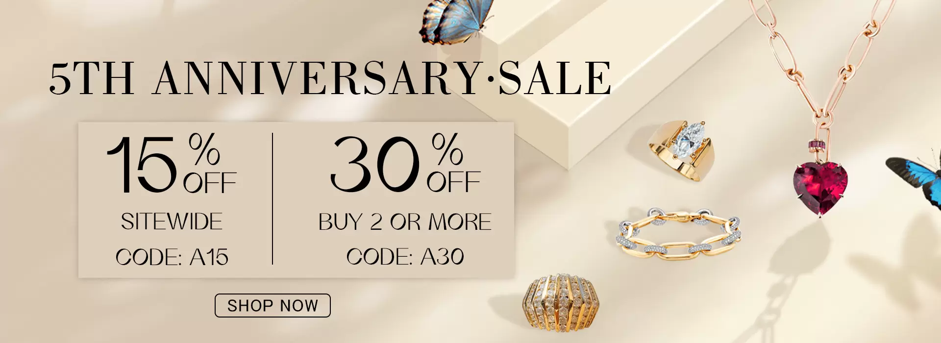 5th Anniversary Sale