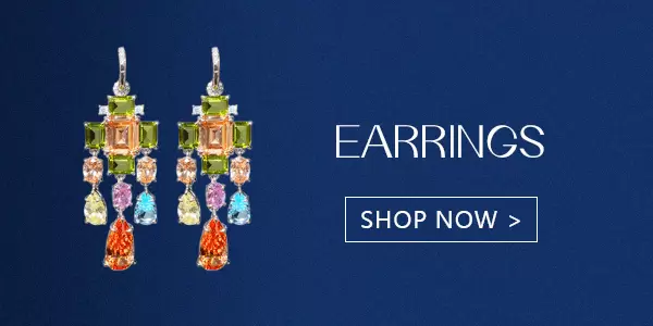 silver earrings collection