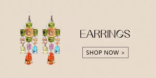 silver earrings collection