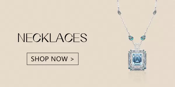 silver necklace collection